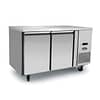 Atosa EPF3462 Two Door Underbench Commercial Freezer showcasing GN compatibility and fan-forced cooling, ideal for hospitality kitchens