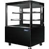 Atosa WDG126D Square Cake Showcase 1200mm - Black LED Display