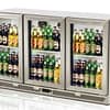 Turbo Air TB13-8H-SWS 190L back bar refrigerator with stainless steel finish.