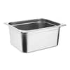 Vogue CU512 1/2 GN Pan – 150mm Deep Heavy-Duty 304 Stainless Steel for Professional Kitchens