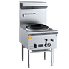B+S K+ Series UFWWK-1 single hole deluxe waterless wok table, 600×840×1300 mm, 105 MJ/h NG, stainless steel – Australia