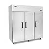 Atosa MBF8006 upright refrigerator 1968L stainless steel, 3 solid doors, GN compatible, Embraco compressor – Australia