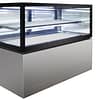 Anvil NDSJ2760 2 tier jewellery cake display fridge 395L black stainless steel