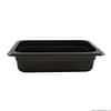 FED JW-P132B Heavy Duty Black Polypropylene 1/3 Gastronorm Pan with 65mm Depth