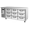 Hoshizaki RTC-167DEA-GN-9D 9-drawer underbench refrigerator 404L stainless steel – Australia