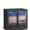Atosa BB-208SEC 2-Sliding Door Back Bar Cooler showcasing 208L capacity, ideal for bars and cafés