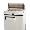 Atosa MSF8305 1-Door Sandwich Prep Table Fridge showcasing 200L capacity with GN pan holders