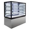 Anvil NDHV4740 1200mm 4 tier hot display showcase with square glass
