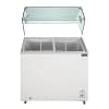 Polar FL991-A G-Series 200L display chest freezer with glass surround and sliding doors – Australia