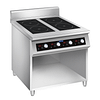Electmax EIC7-800P induction 4-burner cooker on stand with splashback, 4×5kW, 415V three-phase, ceramic glass – Australia
