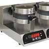 Anvil WBA1002 Double Waffle Baker – Twin Rotating Plates, Digital Control, 4 x 500W