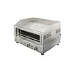 Woodson W.GDT75 griddle toaster with 8 mm plate and adjustable rack, 6.6 kW 30 A stainless steel – front view, Australia