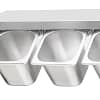 Kitchen Knock 415899 GN Pan Rack – Stainless Steel Single Wall Shelf for 1/4 & 1/6 GN Pans