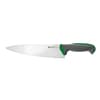 Ambrogio Sanelli TC49020G Tecna chef knife 20cm, NITRO-B stainless steel blade, green SEBS handle, ergonomic anti-slip design, made in Italy, Australia