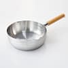 Kitchen Knock 077839 2.5L IH aluminium sauce pot, concave-convex shape, wooden handle, 220mm diameter – front view, Australia