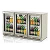 Turbo Air TB13-8H-SWS 190L compact back bar refrigerator with dual swing doors.