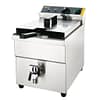 Apuro CP793-A 8L Induction Fryer with 3kW Power and Stainless Steel Construction