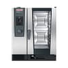 Rational iCombi Pro ICP101 electric combi oven with 10×1/1 GN trays, 850 mm wide, stainless steel – front view, Australia