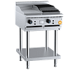 B+S K+ Series KBT-GRP3-CBR3 combination 300 mm grill plate and 300 mm char broiler on stand 600×840×1030 mm, 56 MJ/h NG – stainless steel, Australia