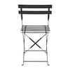 Bolero GH553 black pavement style steel folding chairs pack of 2 – Australia