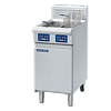 Blue Seal GT46E 450mm twin pan gas fryer with 13L per pan oil, digital thermostats and timers – Australia