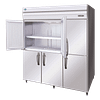 Hoshizaki HRE-187B-AHD-ML 1600L pillarless reach-in refrigerator, 6 split doors, stainless steel – Australia