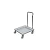 Kitchen Knock 415785 dishwasher rack trolley with food‑grade polypropylene, 540mm, no power, grey – front view, Australia