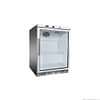 Thermaster HR200G Glass Door Bar Fridge – 129L Stainless Steel