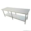 FED 2400-6-WB stainless steel table 2400x600x900mm, 304 grade, 6-leg commercial workbench – Australia