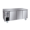 Besttop CUF18-3-600 under bench freezer with -15 to -22°C range, 1800mm width, 0.33kW 240V, stainless steel – front view, Australia