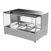 Woodson W.HFHSQ23 heated chicken display with square glass