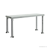 FED WBO1-1500-400 stainless steel single tier workbench overshelf, 1500×400×450mm, 304-grade – front view, Australia