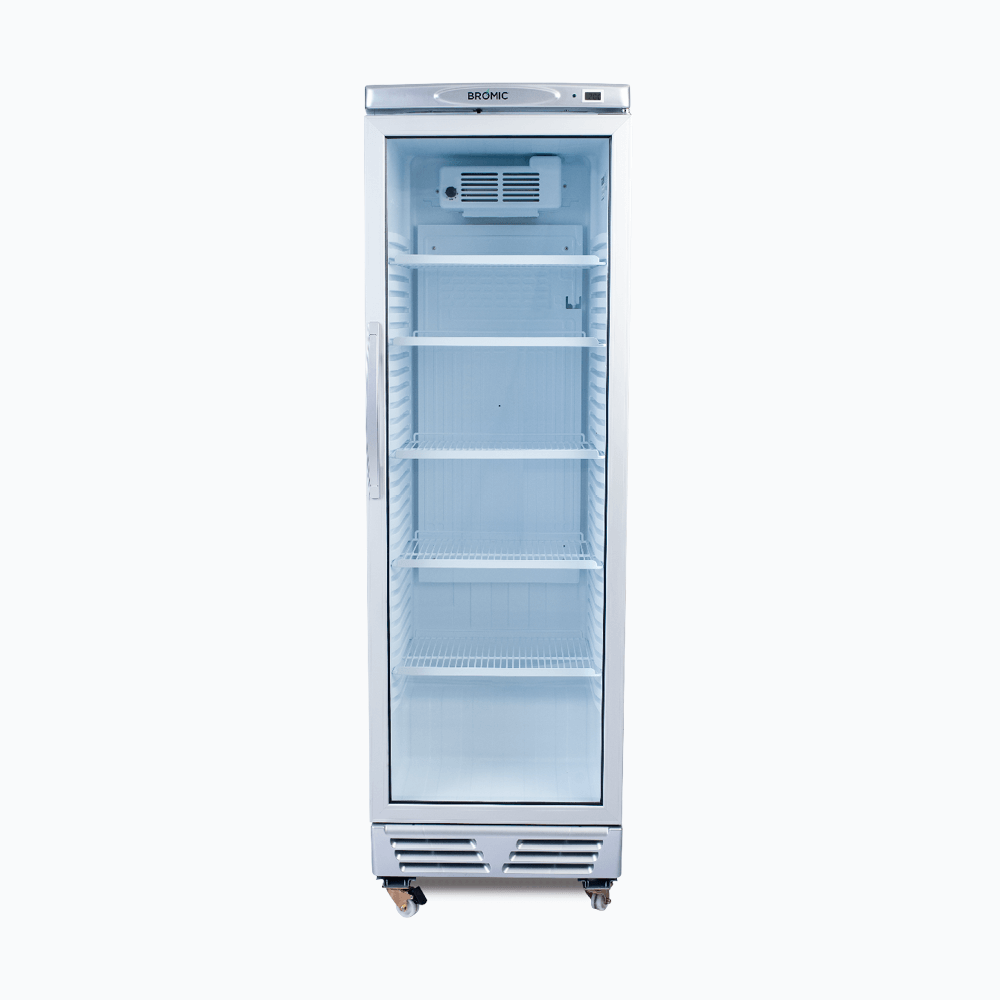 Bromic GM0374-NR Upright Display Fridge | 372L Glass Door - Image 5