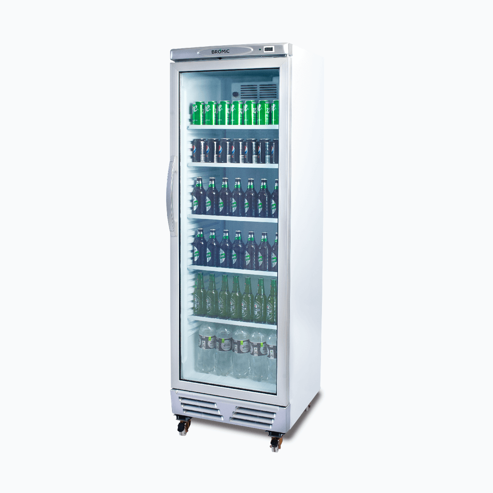 Bromic GM0374-NR Upright Display Fridge | 372L Glass Door - Image 3
