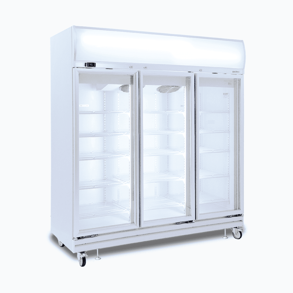 Bromic GD1500LF 3-Door Display Fridge | 1507L Commercial Chiller - Image 2