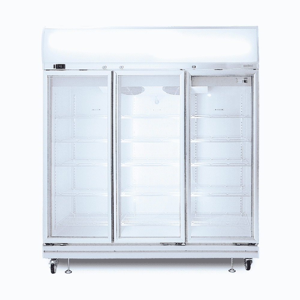 Bromic GD1500LF Triple Door Display Fridge – 1507L Beverage Showcase