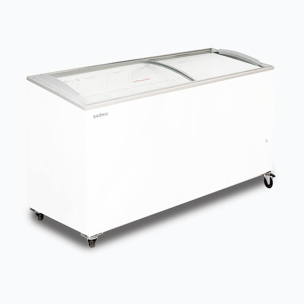 Bromic CF0600ATCG-NR 555L Curved Glass Top Chest Freezer – 6ft Display Model - Image 6