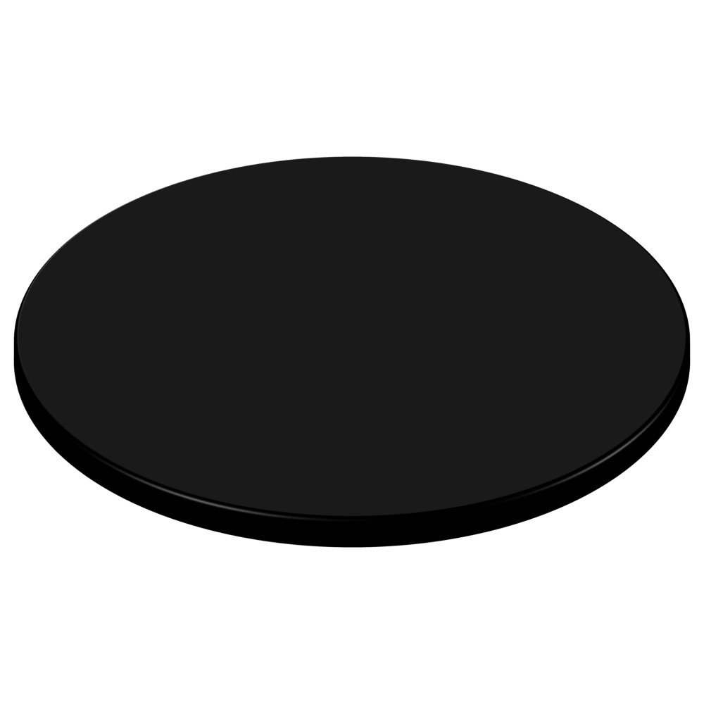 Furnlink Werzalit Black Outdoor Tabletop - Durable & Easy to Clean (600mm)