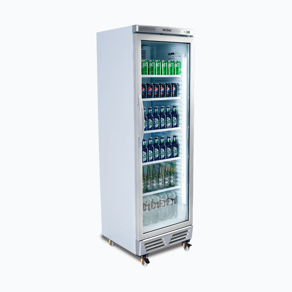 Bromic GM0374-NR Upright Display Fridge | 372L Glass Door - Image 2