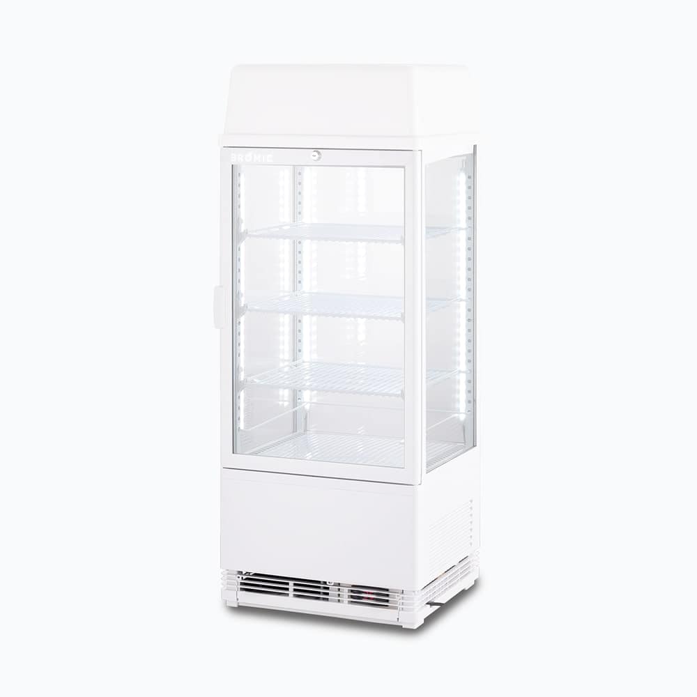 Bromic 78L Countertop Display Fridge - Flat Glass, Super-Efficient CT0080G4LW-NR - Image 7
