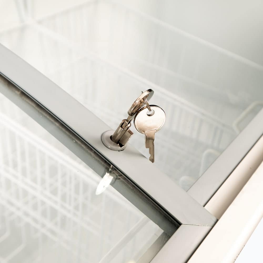 Bromic CF0600ATCG-NR 555L Curved Glass Top Chest Freezer – 6ft Display Model - Image 10