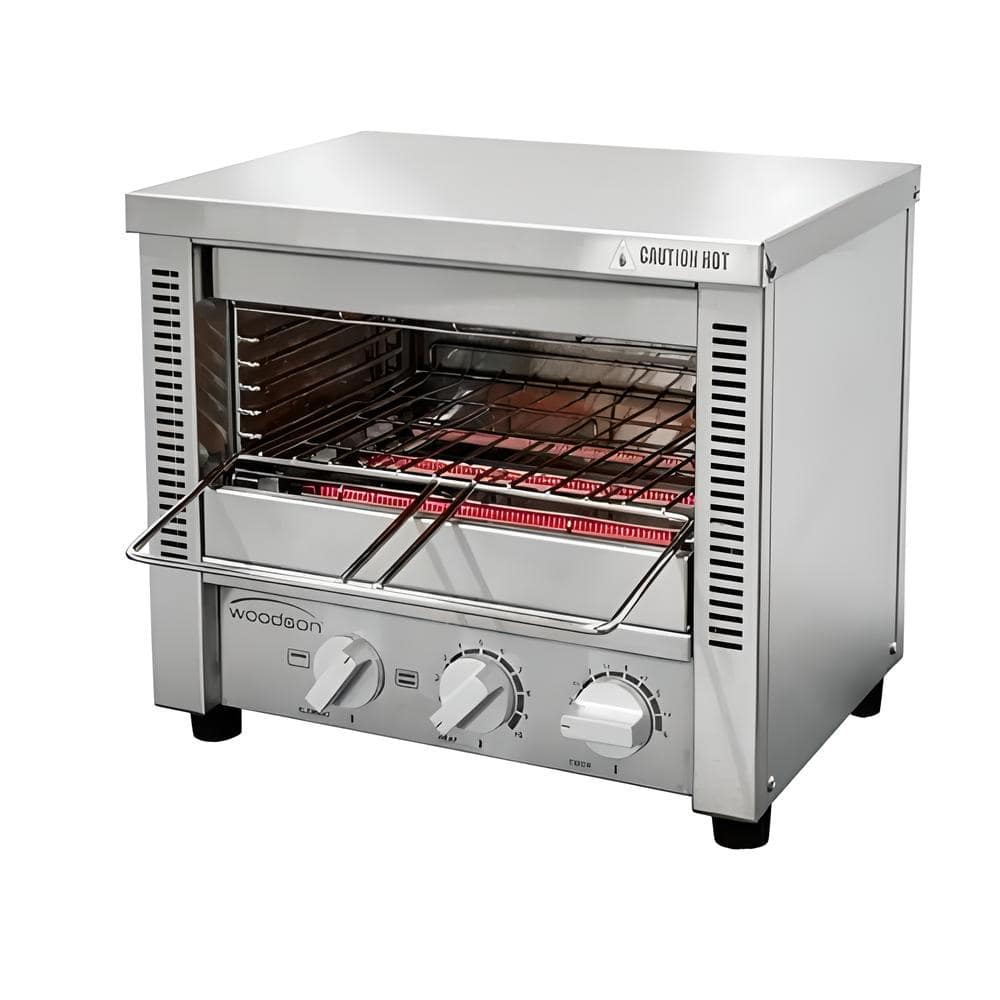 Woodson W.GTQI4.CUB Toaster Griller with 4 Slice Ceramic Infrared Heat – Ideal for Cafés & Catering
