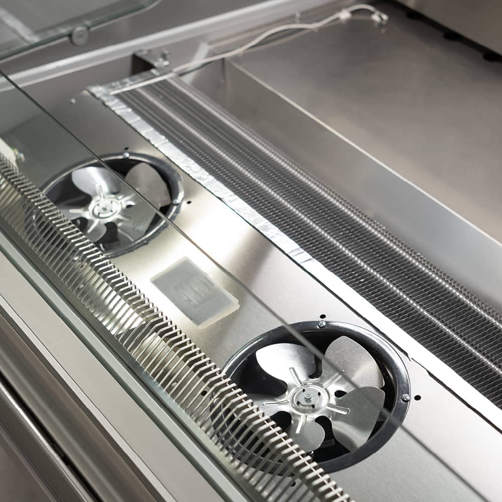 Bromic DD2500CG-NR Deli Display Fridge – 2580mm Curved Glass, LED - Image 2