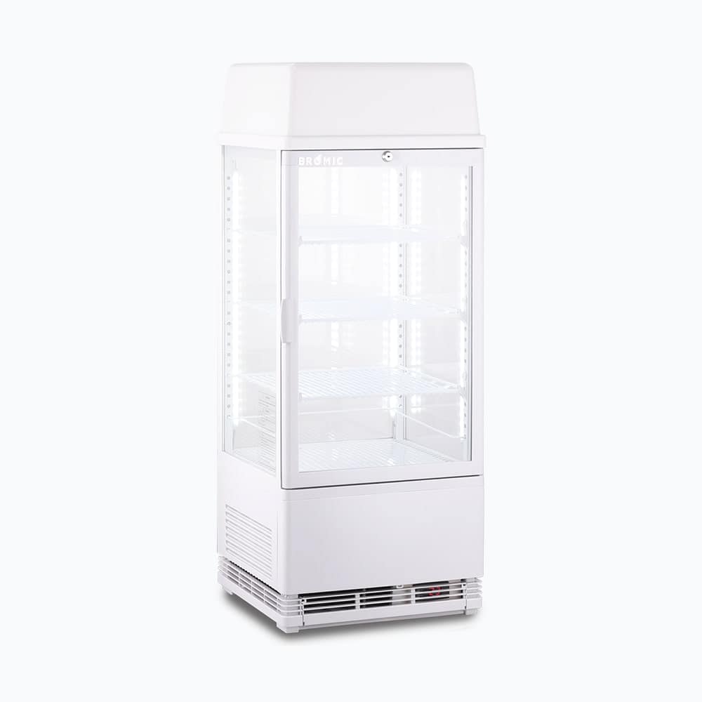 Bromic 78L Countertop Display Fridge - Flat Glass, Super-Efficient CT0080G4LW-NR - Image 6