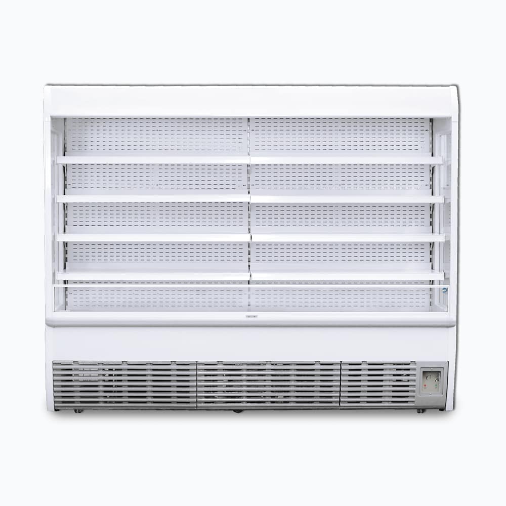 Bromic Vision 240 2555L open-access display fridge with LED lighting