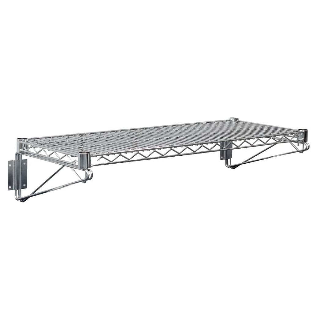 Vogue Wire Wall Shelves St/St - 610x360mm 24x14"