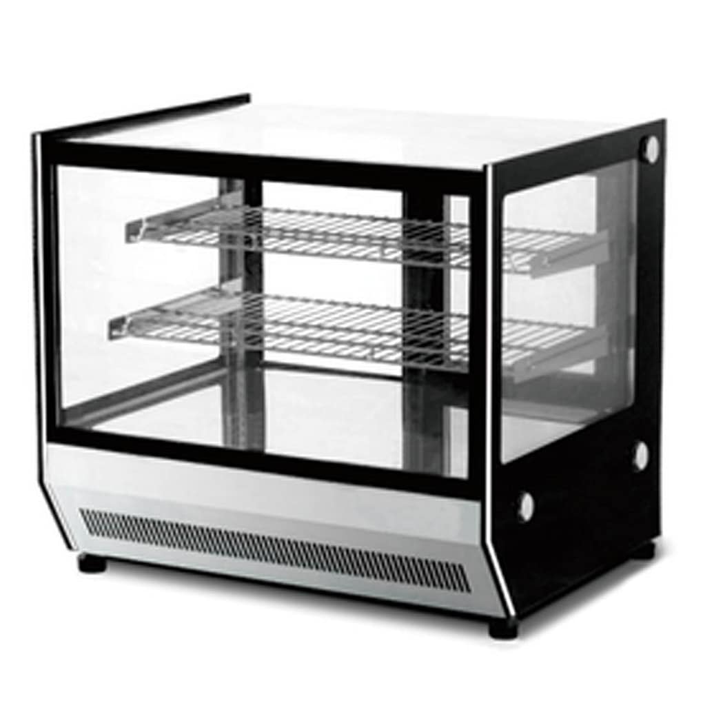 Bonvue GN-900HRT Square Glass Hot Food Display, 900mm, 93L, Countertop, Stainless