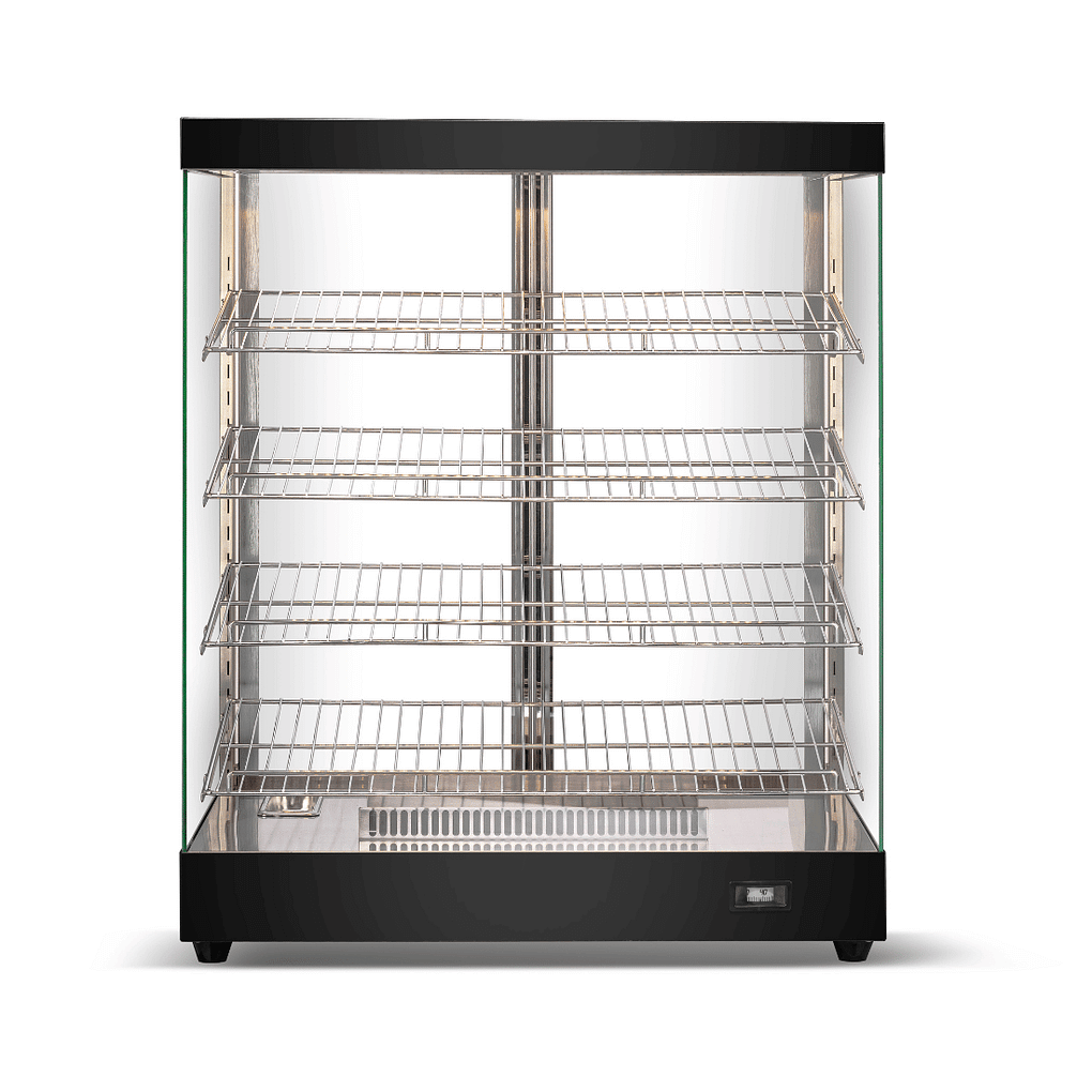 Bonvue HD-318 318L Heated Food Display Cabinet with Tempered Glass & LED Lighting