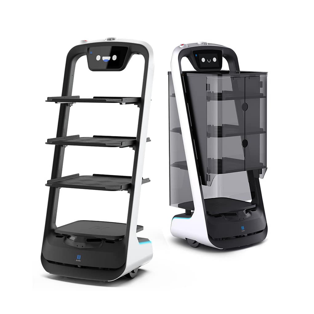 Pudu Intelligent Food Delivery Robot – PuduBot 1 with AI Voice Interaction and Obstacle Avoidance