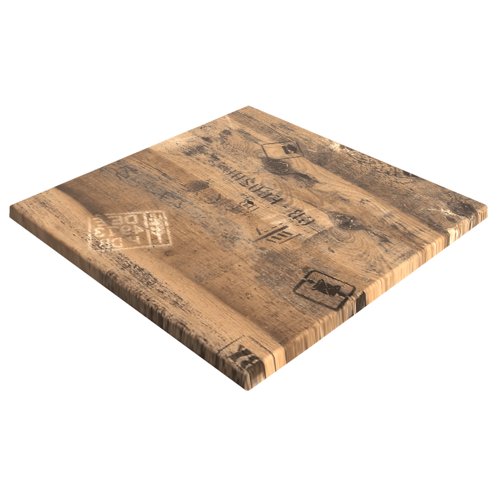 Ex Works Furnlink Werzalit Duratop 600mm Square Tabletop - Durable & Weather-Resistant